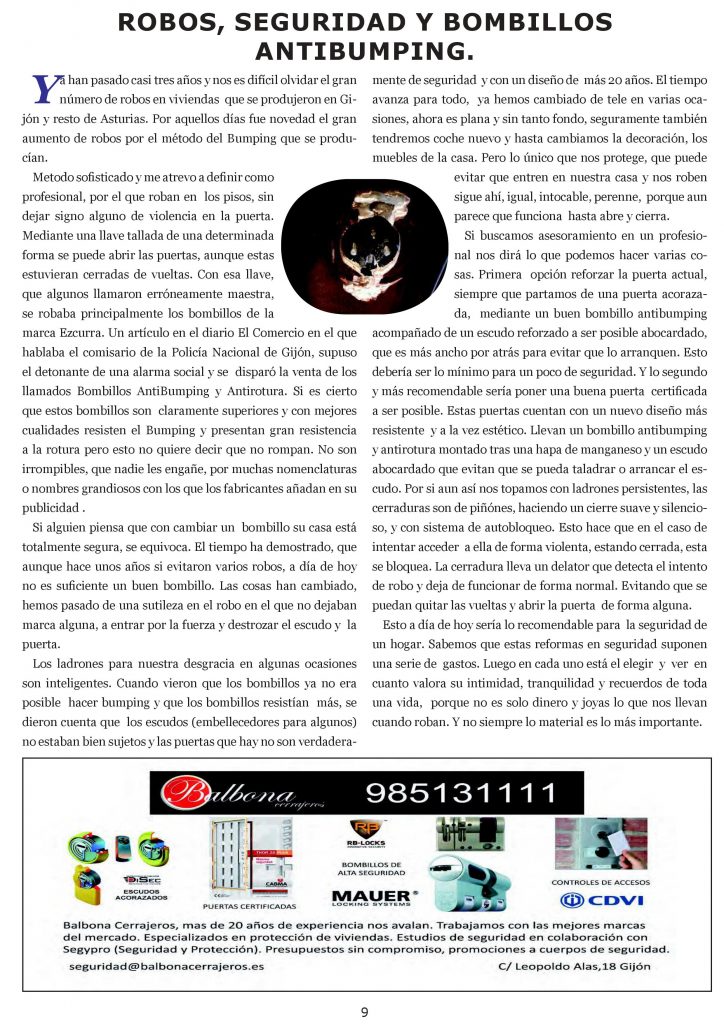 Colaboramos en la nueva revista de la Policía Local